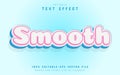 Smooth text, cartoon style text effect