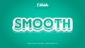 Smooth Text Style Eps Vector File