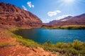 Smooth turn of the Colorado River