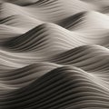 Waves composed of layered, monochromatic bands create a flowing, Royalty Free Stock Photo