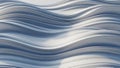 Smooth undulating waves of metallic silver and blue with soft light and shadow creating a serene abstract texture Royalty Free Stock Photo