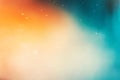 Smooth Vibrant Orange to Teal Gradient Background with Soft Grainy Texture and Subtle Light Flares Royalty Free Stock Photo