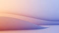 Smooth Wavy Abstract Background with Soft Pastel Gradient Tones Purple and Orange Design Royalty Free Stock Photo