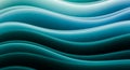 Smooth Wavy Blue Green Abstract Background Design for Creative Projects Royalty Free Stock Photo