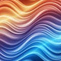 Pattern transitioning from warm reds and oranges at the top to cool blues at Royalty Free Stock Photo