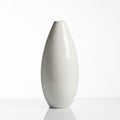 Against a plain white background. The vase is minimalist lacking Royalty Free Stock Photo
