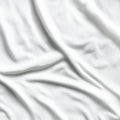 Smooth white fabric with subtle texture and soft folds in close-up view Royalty Free Stock Photo