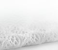 Smooth white lace background Royalty Free Stock Photo