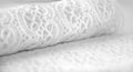 Smooth white lace background Royalty Free Stock Photo