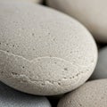 Smooth white stones are featured, with a round shape and a fine-grained texture. The Royalty Free Stock Photo
