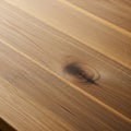 Smooth wooden surface featuring distinct grain patterns and a visible knot. The wood Royalty Free Stock Photo
