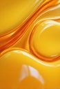 Smooth Yellow Glass Texture with Abstract Light Distortion, 3D Rendered Royalty Free Stock Photo