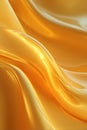 Smooth Yellow Glass Texture with Abstract Light Distortion, 3D Rendered Royalty Free Stock Photo