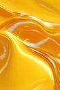 Smooth Yellow Glass Texture with Abstract Light Distortion Royalty Free Stock Photo