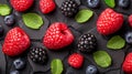 Smoothies made from berries which aid in well-being and weight reduction Royalty Free Stock Photo