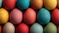 Smoothly Dyed Easter Egg Pattern Royalty Free Stock Photo
