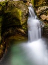 Smoothly flowing stream of water Royalty Free Stock Photo