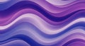 Smooth flowing waves of purple and blue gradient abstract background with soft light and shadow effects Royalty Free Stock Photo