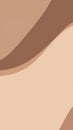 Smoothly overlapping brown curves create a flowing, abstract pattern, forming a dynamic and visually captivating Royalty Free Stock Photo