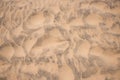 Smoothly rippled sand background with dust Royalty Free Stock Photo