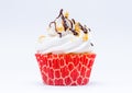 Smore cupcake Royalty Free Stock Photo