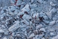 Smouldering carbons covered with ashes Royalty Free Stock Photo