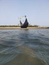 Smpan boat cox Bazar Imani beach Royalty Free Stock Photo