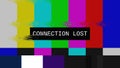 SMPTE color bars glitch connection lost