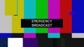 SMPTE color bars glitch emergency broadcast