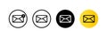 SMS icon set. New gmail, email. Dialog, chat, new message. Communication concept. Vector EPS 10. Isolated on white background