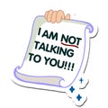 SMS message design image. SMS alert to a mobile phone flat illustration. Sending and receiving SMS messages.