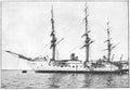 SMS Nixe 1879 - a steam corvette training ship for naval cadets built for the German Kaiserliche Marine Imperial Navy.