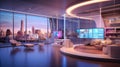 smsleek modern building interior Royalty Free Stock Photo