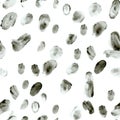 Smudged Fingerprints - Seamless Texture Royalty Free Stock Photo