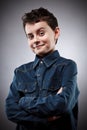 Smug kid Royalty Free Stock Photo