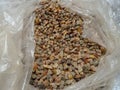 Smuggled raw amber stones disguised as fuel pellets were found by border guards in a truck