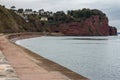 Smugglers cove near Teignmouth Royalty Free Stock Photo