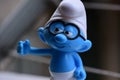 Little Blue Smurfs, Glasses Smurf Royalty Free Stock Photo