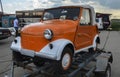 SMZ is the first Soviet four-wheeled stroller at Old Old Car Land festival