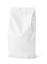 Snack blank paper bag package on white