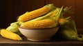 snack bowl of corn