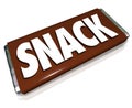 Snack Chocolate Candy Bar Junk Food Royalty Free Stock Photo