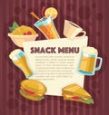 Snack menu