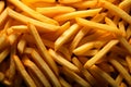 Snack paradise French fry potato chip background, crispy and delicious