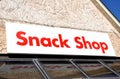 Snack shop signage Royalty Free Stock Photo