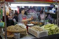 Snack stalls in taipei night market