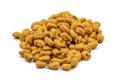 Snack toasted salted corn isolated. Snack nuts. Close up Royalty Free Stock Photo