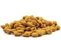 Snack toasted salted corn isolated. Snack nuts. Close up Royalty Free Stock Photo