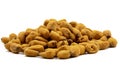 Snack toasted salted corn isolated. Snack nuts. Close up Royalty Free Stock Photo