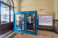 snack vending machine, Lavazza coffee service machine in Railway station